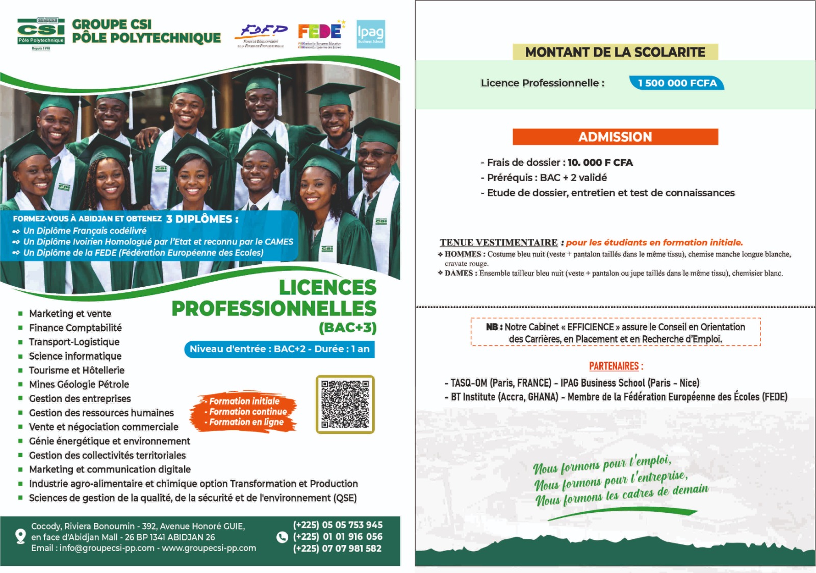 fiche LICENCE PRO